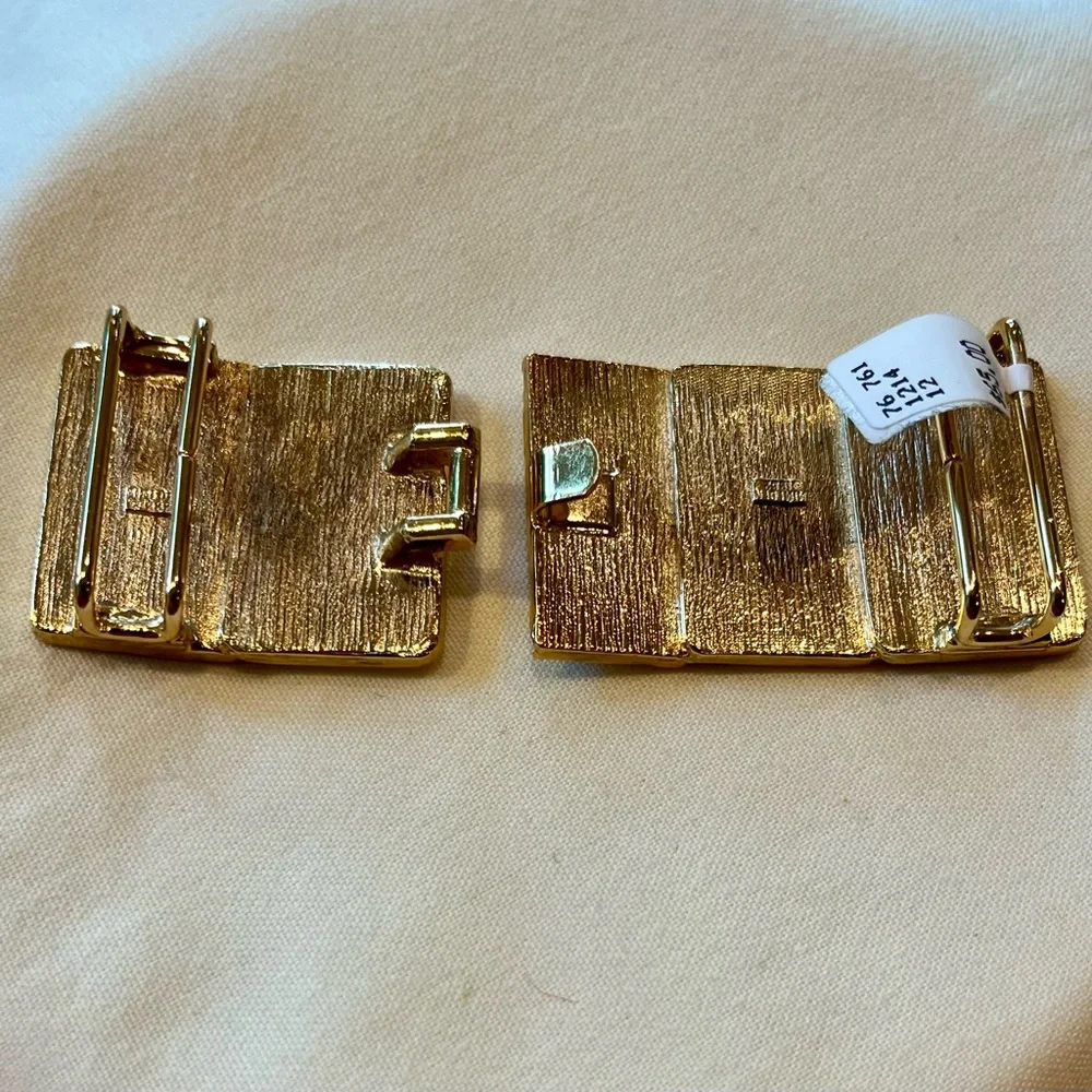 Vintage MIMI Di N “Playing Cards” Belt Buckle, NWT